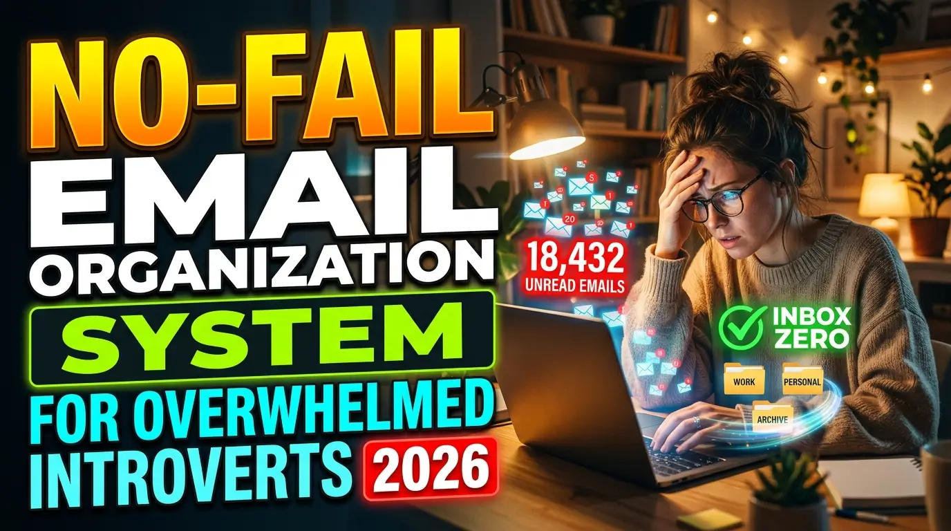 No-Fail Email Organization System For Overwhelmed Introverts 2026