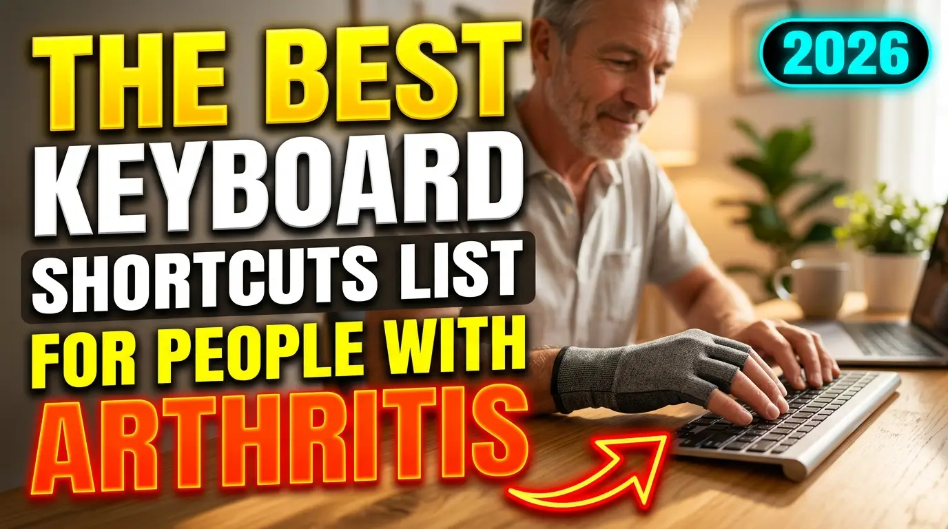 The Best Keyboard Shortcuts List for People With Arthritis 2026