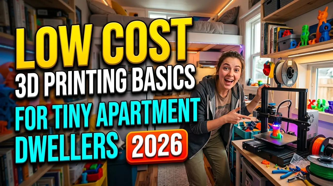 Low Cost 3D Printing Basics for Tiny Apartment Dwellers 2026
