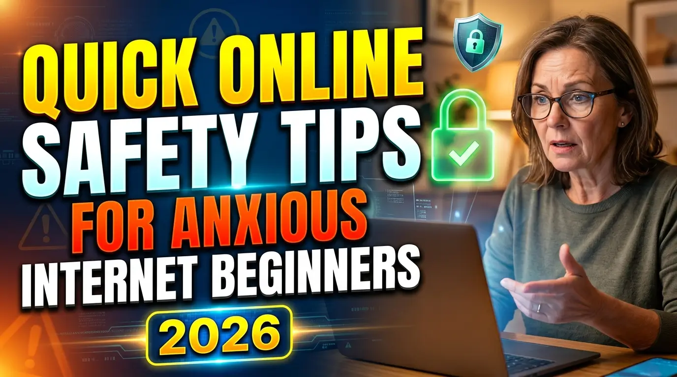 Quick Online Safety Tips for Anxious Internet Beginners 2026