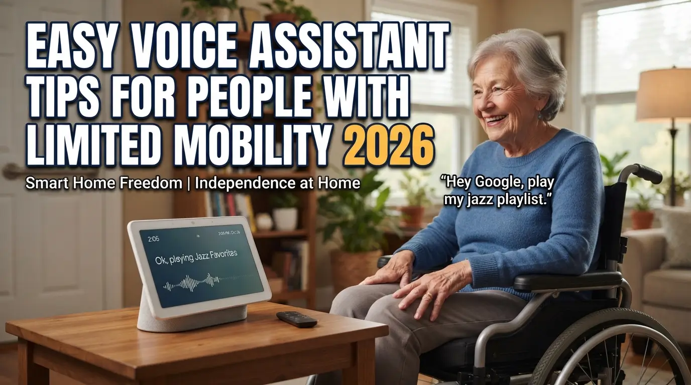 Easy Voice Assistant Tips for People With Limited Mobility 2026